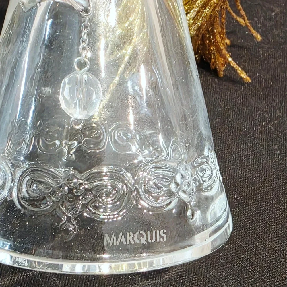 NEW Marquis by Waterford Glass Angel Annual‎ Bell Ornament